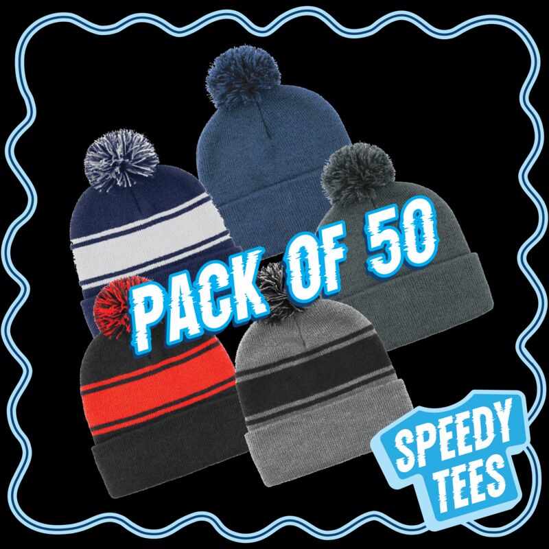 50 PACK for $700 - Pom Pom Beanie Thumbnail