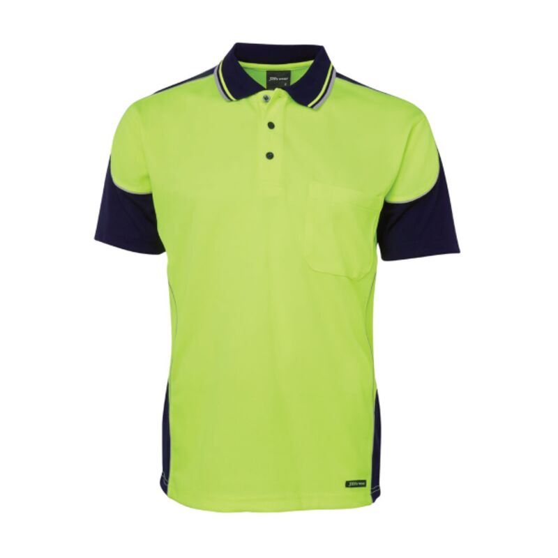JB's HI VIS Contrast Piping Polo Thumbnail